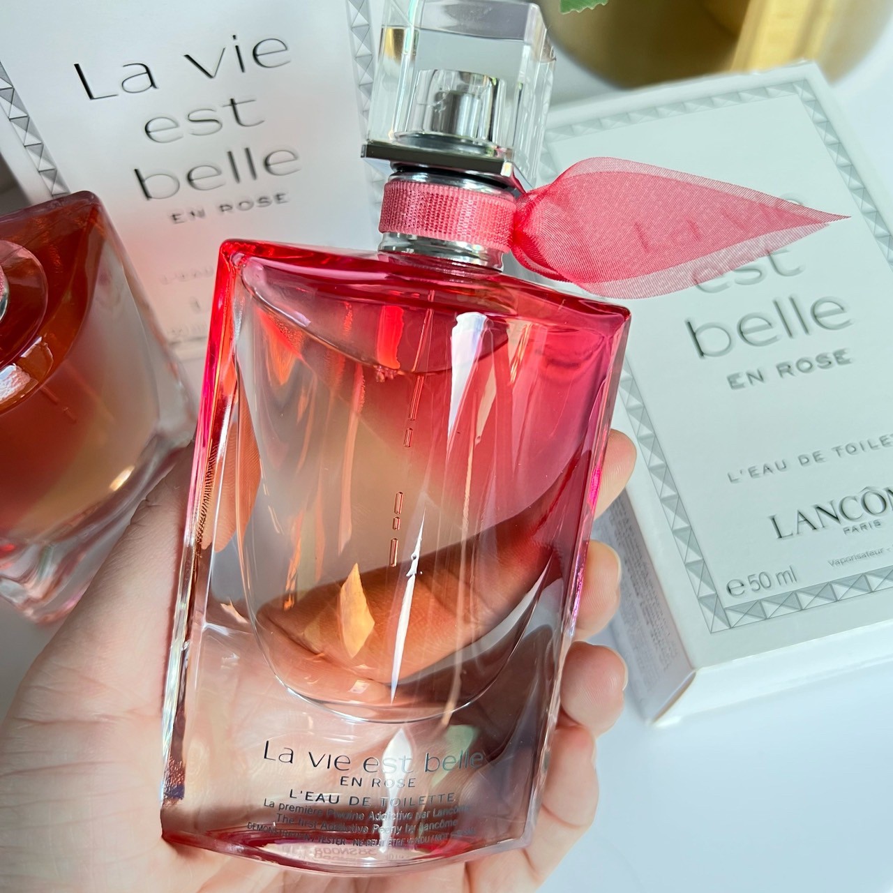 น้ำหอมLancome La Vie Est Belle En Rose L'Eau de Toilette ขนาด 100 ml กล่องtest