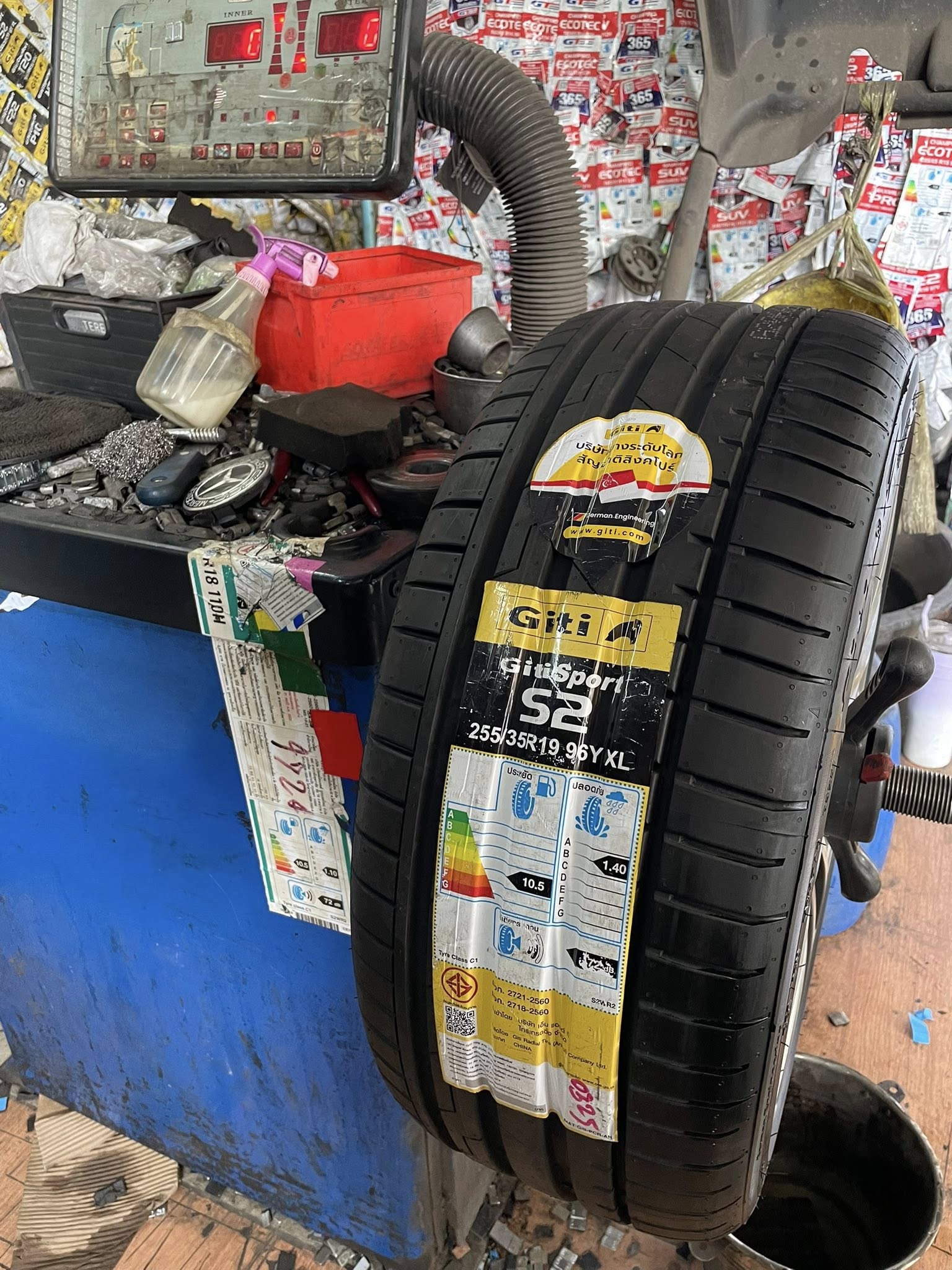 BENZ_CLS250d🚘เปลี่ยนยาง 🛞🐘#GITI_SportS2_255/35R19 ❤️ 🛞 #GITI_SportS2_275/35R19