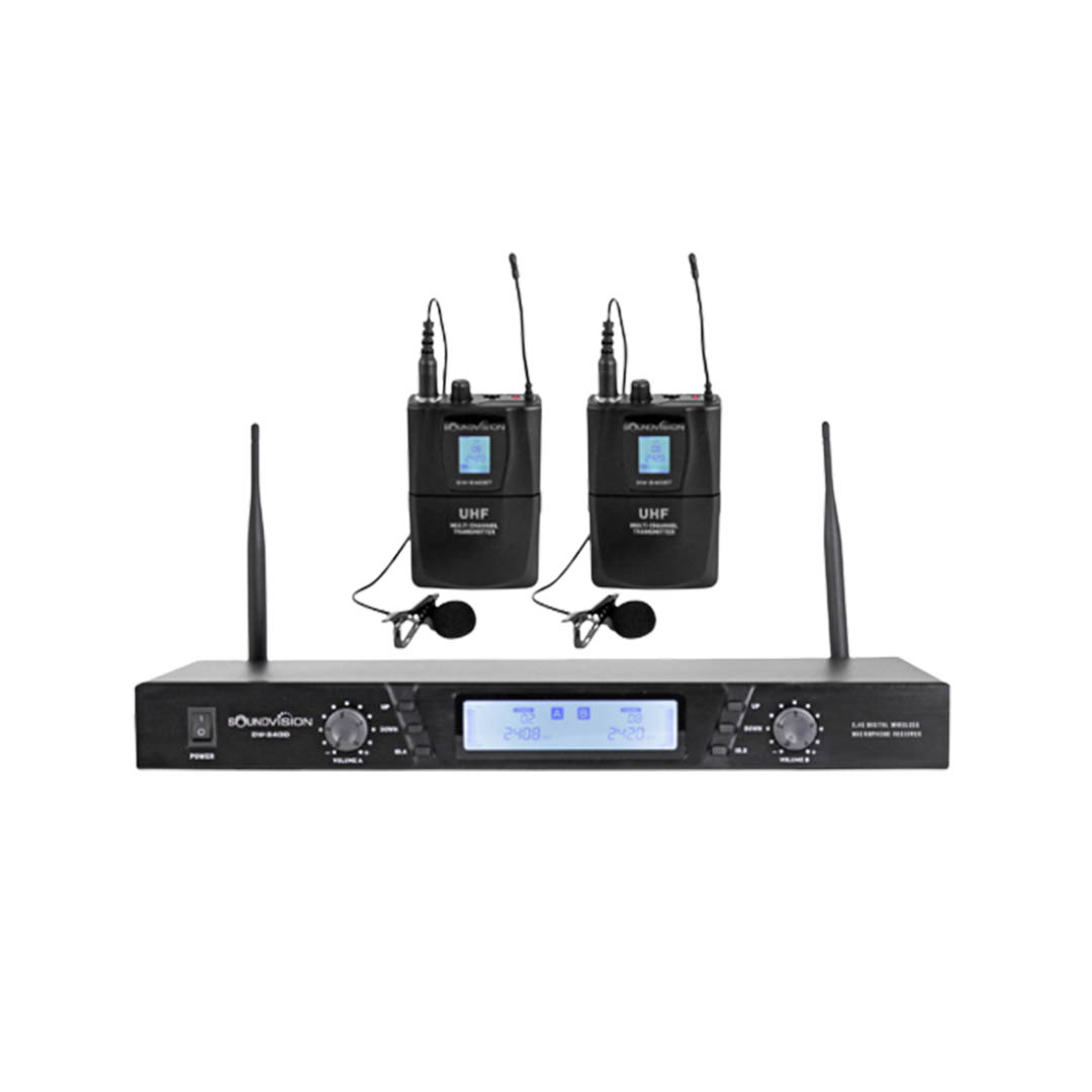 SoundVision DW-240D/BT 2.4GHz Digital Wireless Microphone Systems (Body-Pack Transmitter)