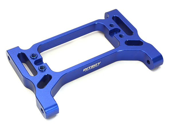 INT-C28046BLUE Billet Alloy Front Steering Servo Mount for Traxxas TRX-4 Scale & Trail Crawler