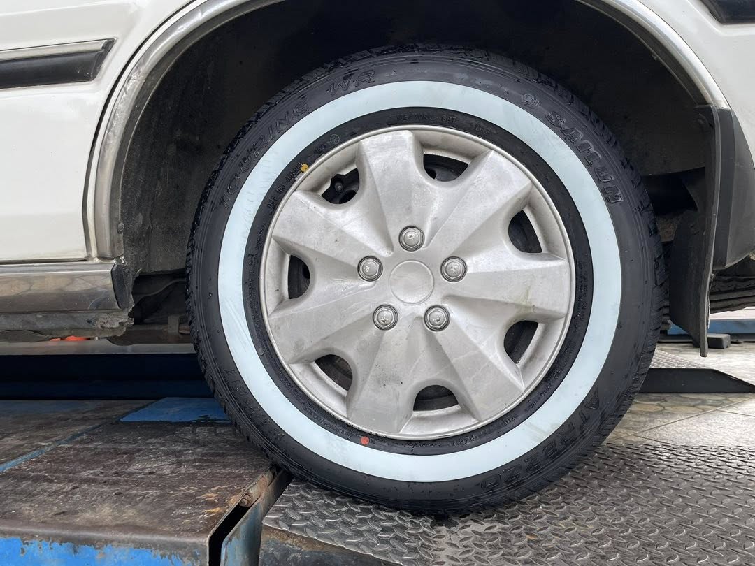 #NISSAN_CEDRIC V30 เปลี่ยนยาง 🛞🐘#SAILUN_ขอบขาวแท้_185/70R14