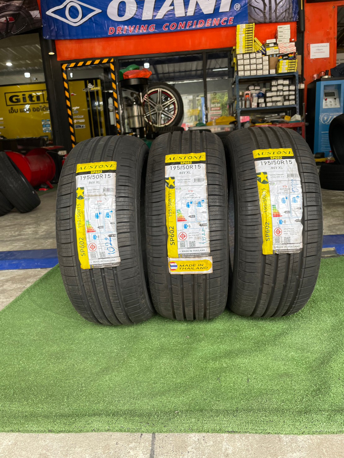 ยางใหม่ยางไทย AUSTONE SP602 195/50R15