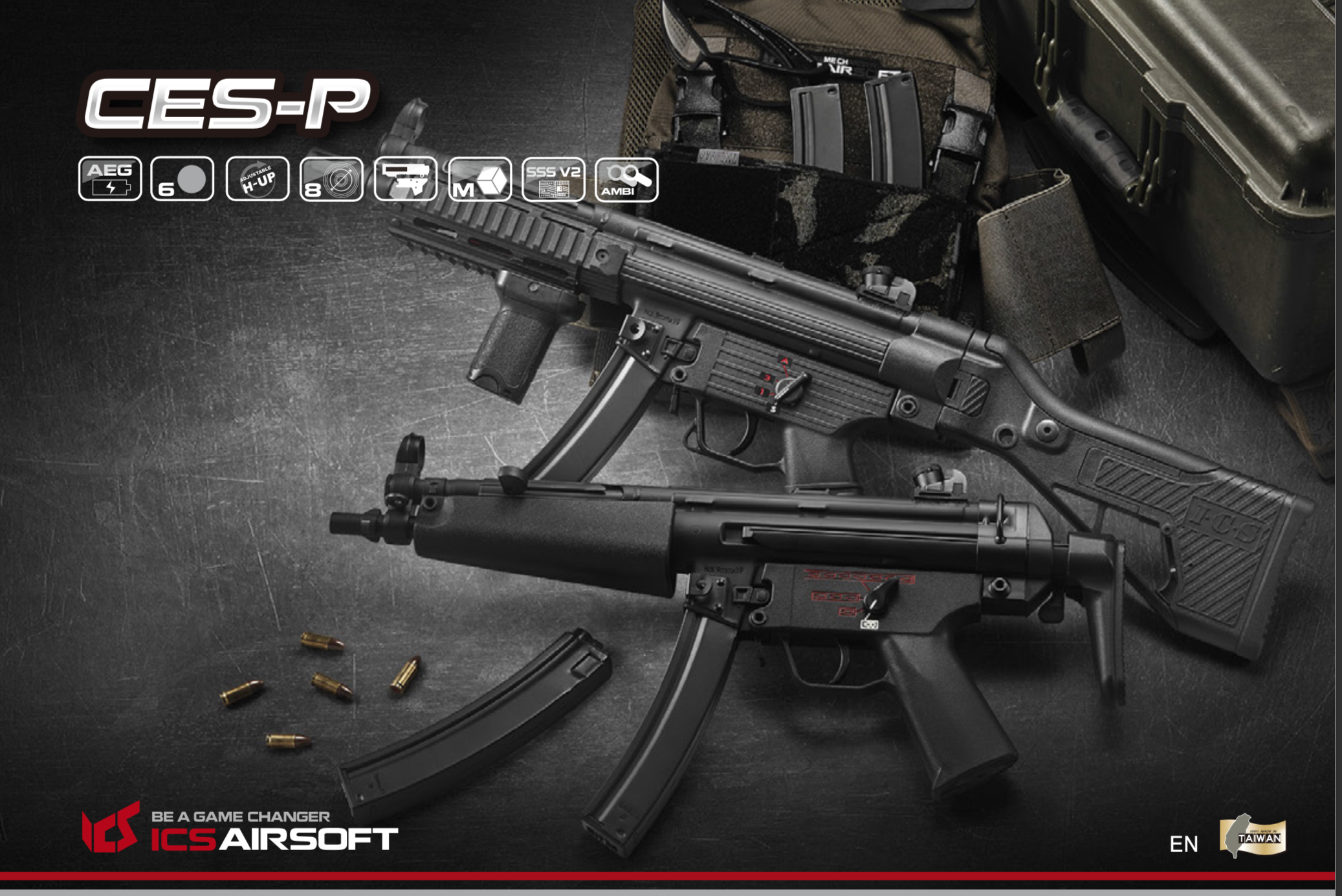 ICS-211S3II CES-P A5 S3 Retractable Stock