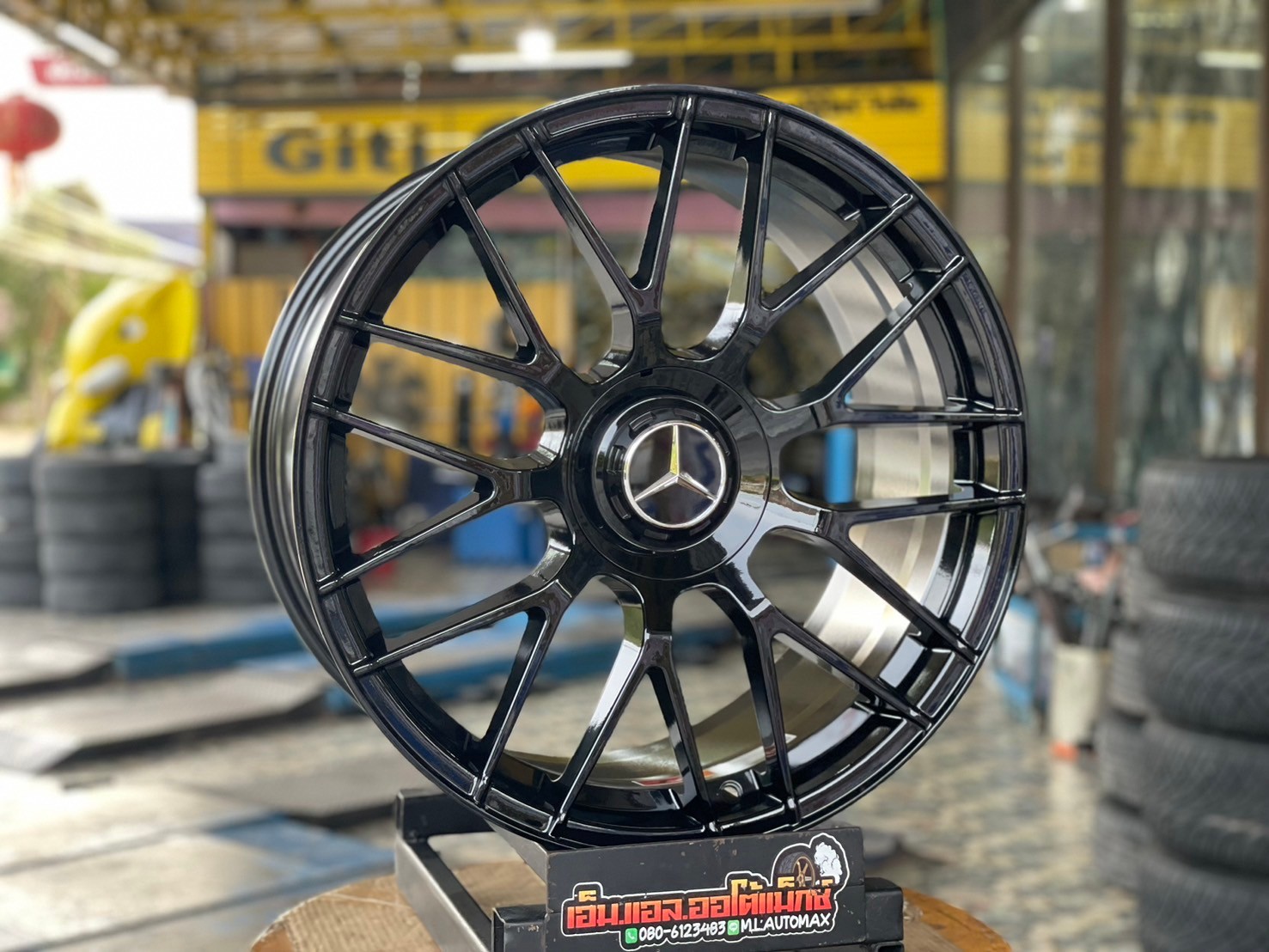 ล้อแม็กซ์ใหม่ สำหรับใส่รถ Mercedes-Benz ขอบ19" นิ้ว 5x112 ล้อเบาผลิตแบบ Flow Forming