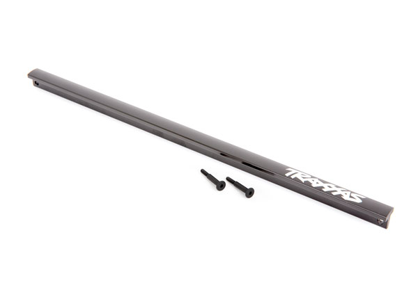 9523A Chassis brace (T-Bar), 6061-T6 aluminum (gray-anodized)/ 3x16 SS (2)