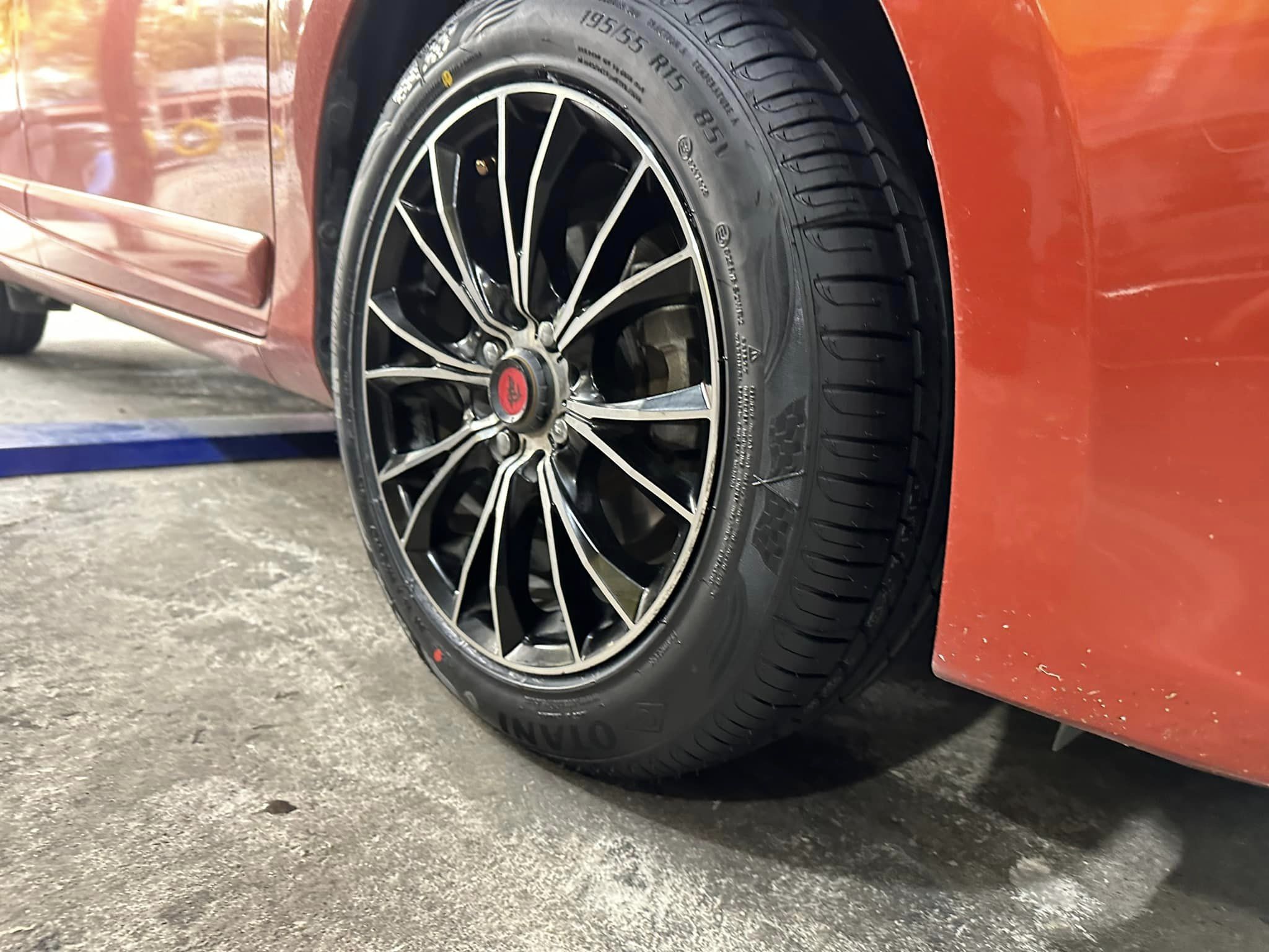 🚘#TOYOTA_YARIS🚗 🛞OTANI #EK1000 195/55R15🔥 🔥 ยางใหม่ปี2024 🔥🔥