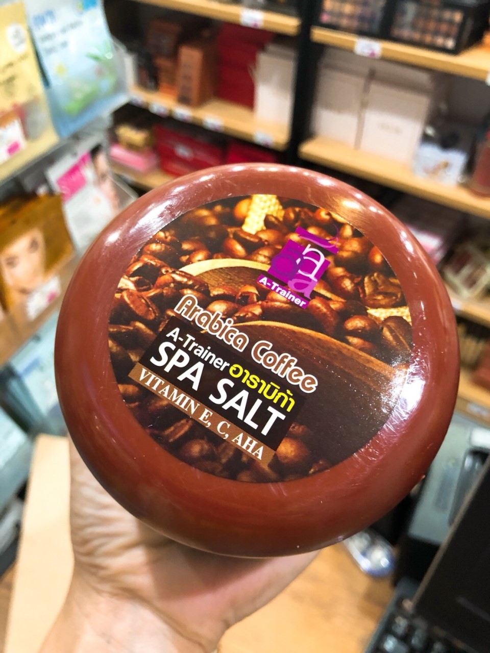 Arabica coffee a - trainer spa salt เกลือสปาขัดผิวเอ-เทรนเนอร์ กาแฟอาราบิก้า