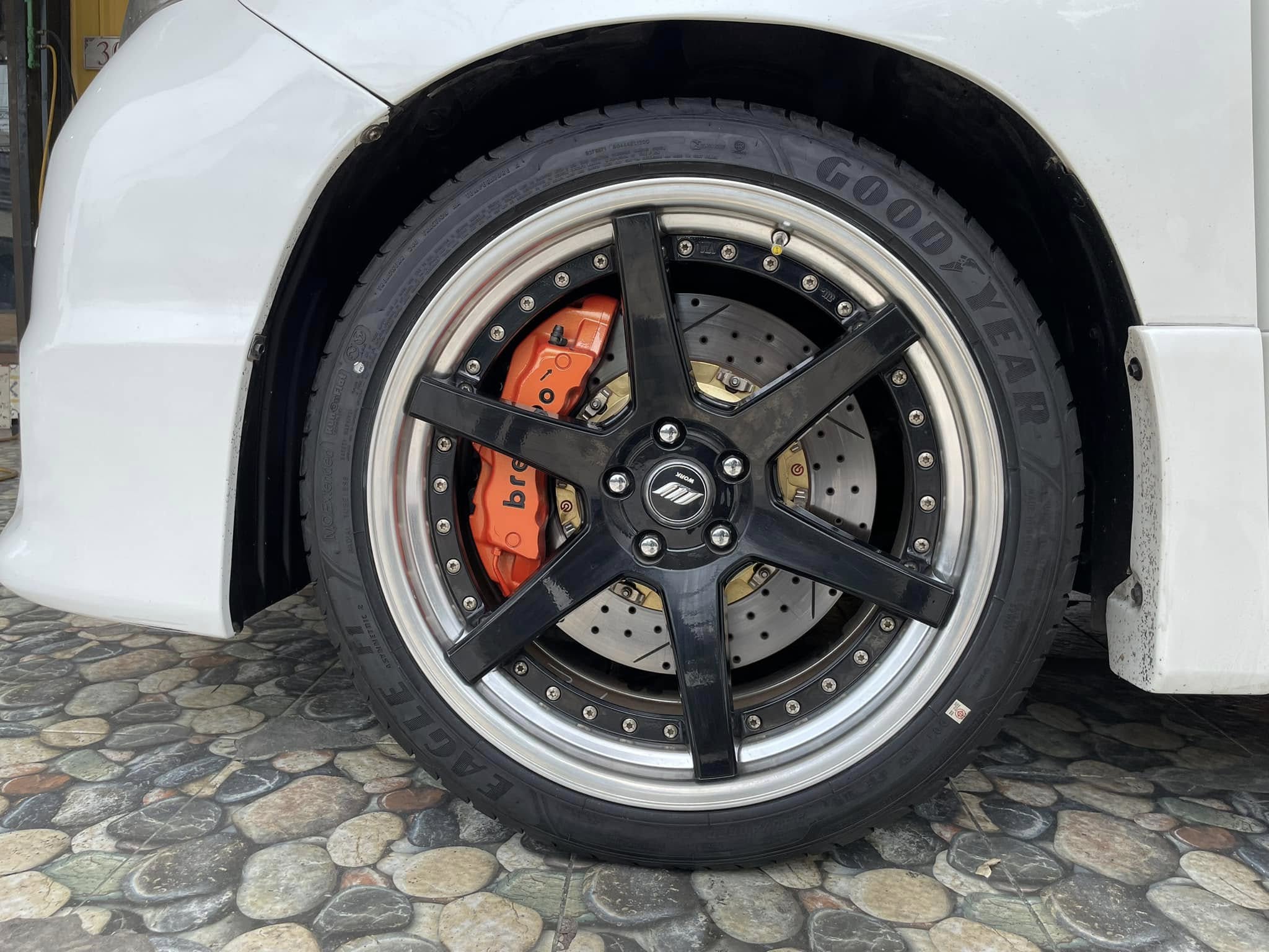 🛞❤️ #TOYOTA_VELLFIRE🛞เปลี่ยนยาง 🛞🐘#GOODYEAR_ASYMMETRIC2 #RunFlat #245/40RF20