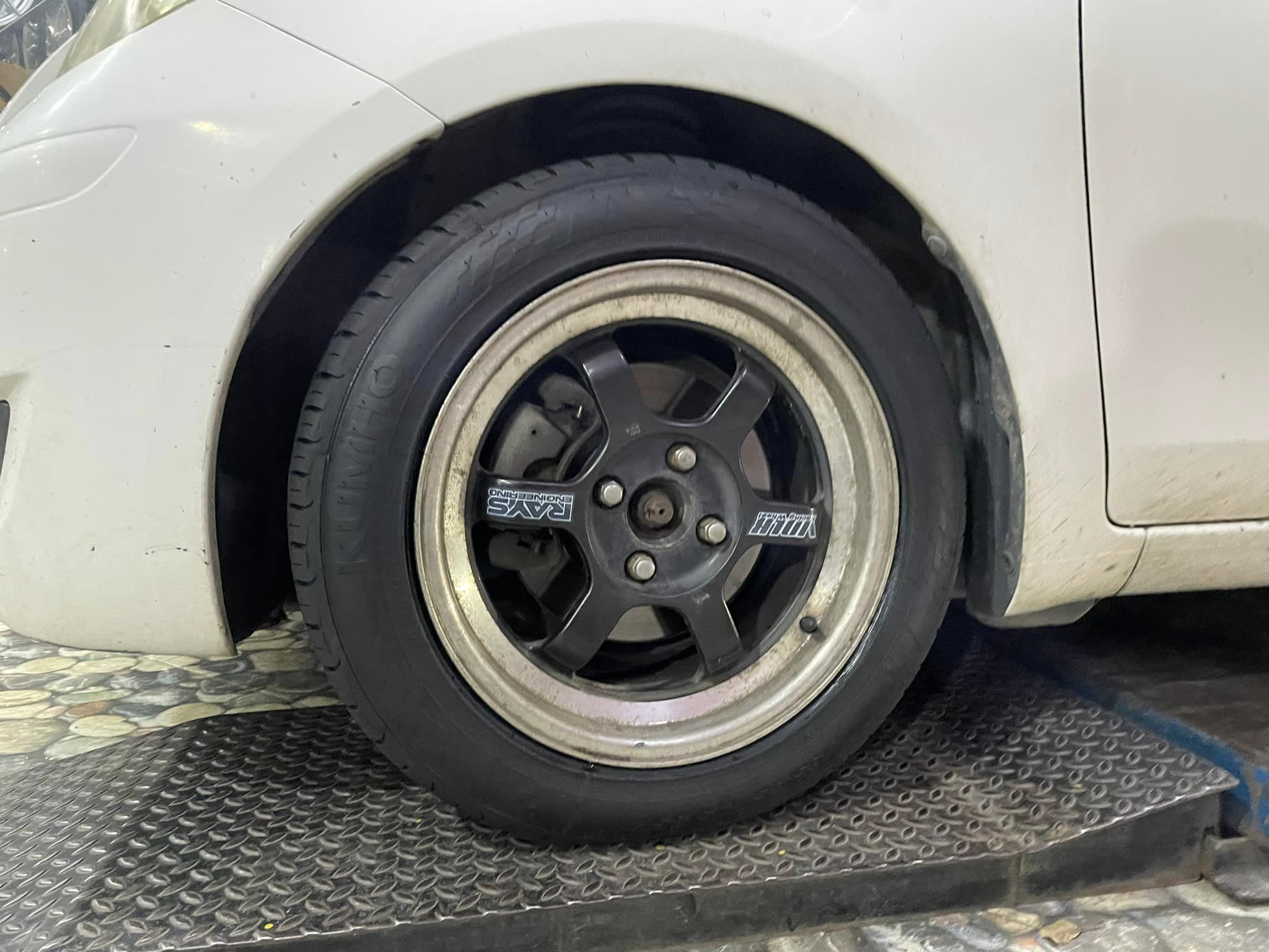 #TOYOTA_YARIS เปลี่ยนยาง #KUMHO_PS31_195/55R15