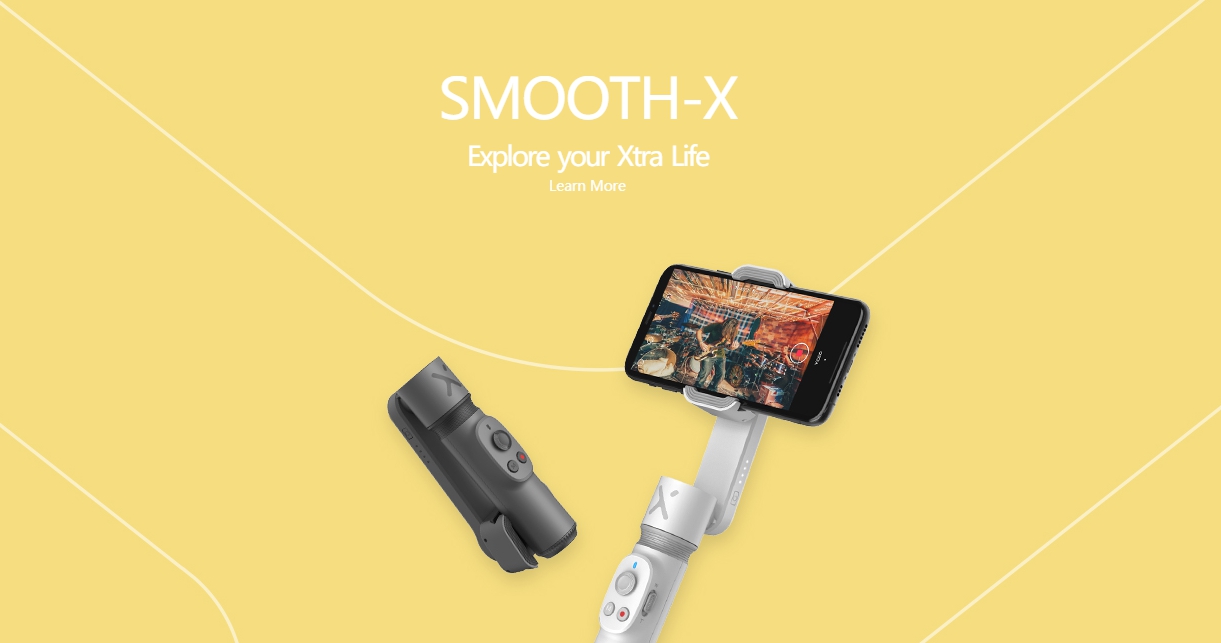 ZHIYUN SMOOTH X กิมบอลรุ่นใหม่ล่าสุดสำหรับมือถือ