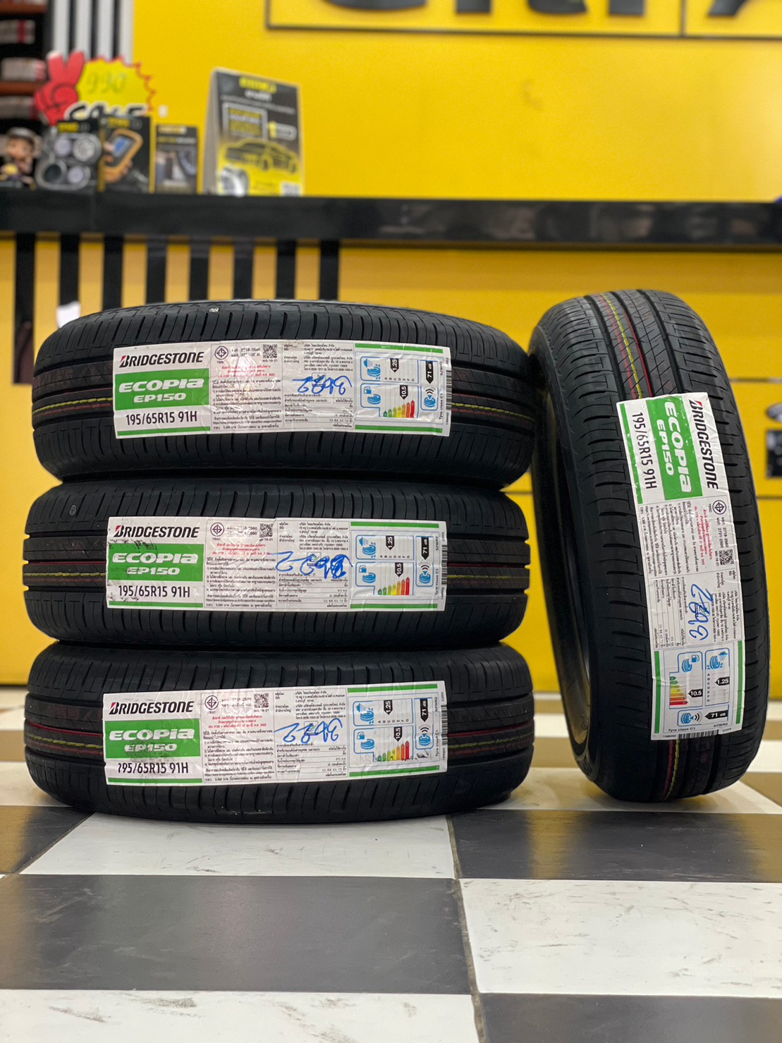 ยางใหม่ #บริจโตน #BRIDGESTONE #Ecopia #EP150 #195/65R15 ยางใหม่ปลายปี22