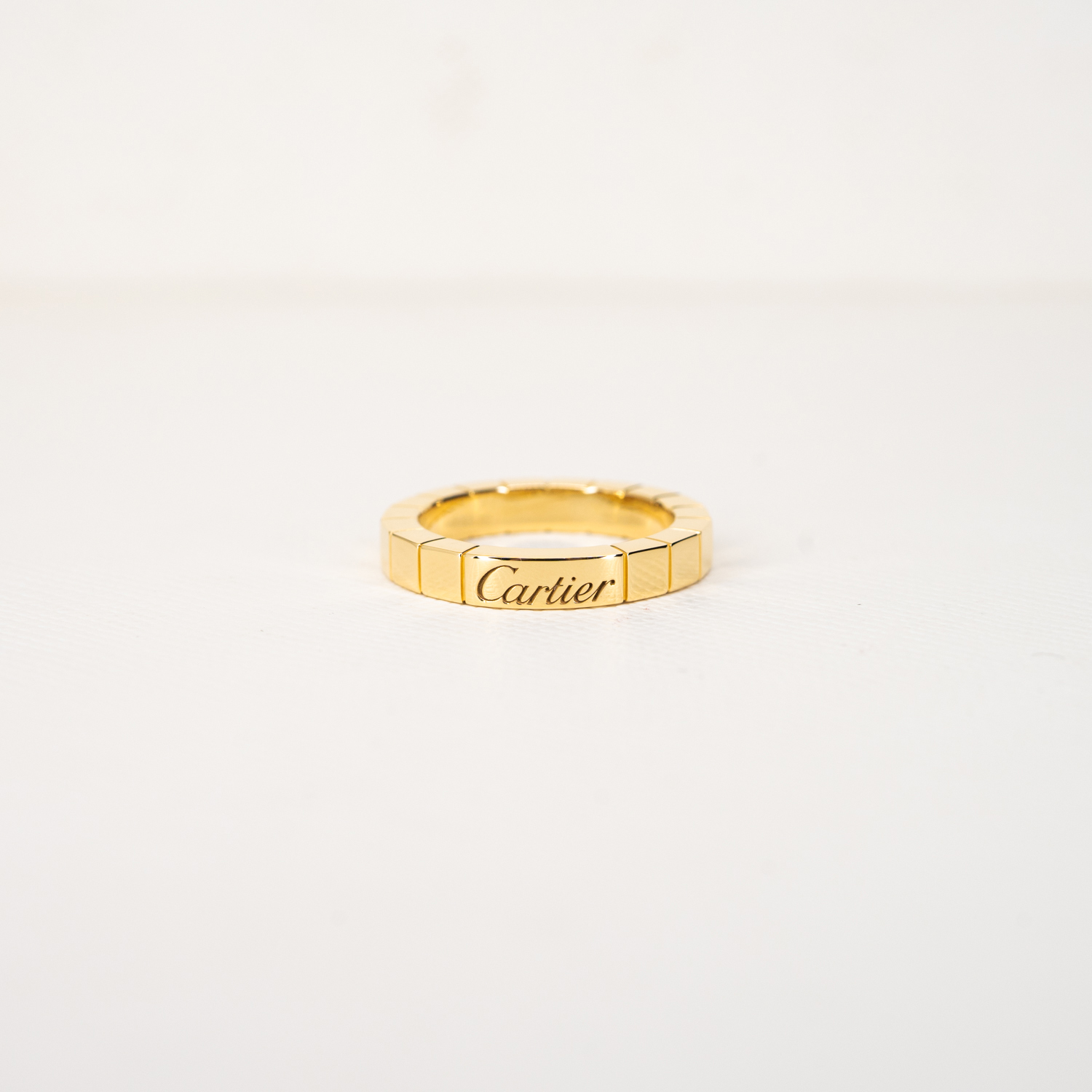 แหวน Cartier Lanieres ทองคำ 18K ไซส์46# +กล่องและใบ (Used)