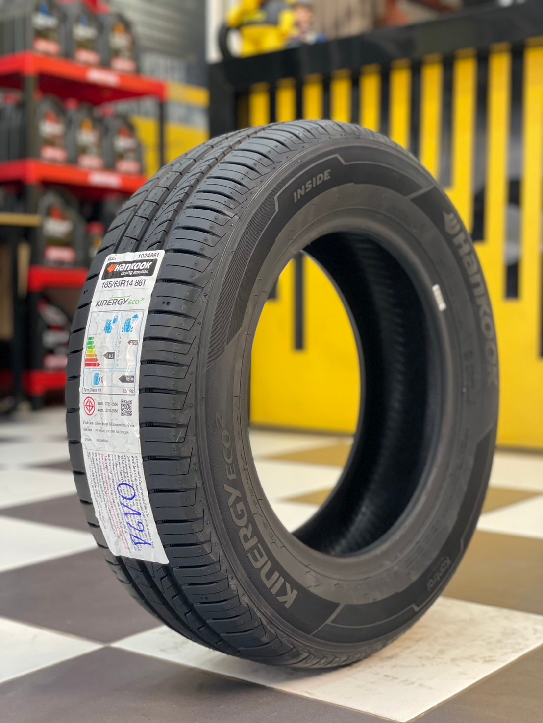 HANKOOK 185/65R14 รุ่น KINERGY ECO2 ยางใหม่ปี2024
