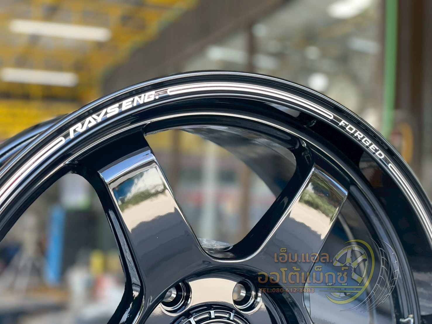 ล้อแม็กซ์ใหม่ขอบ18" #Wheels Performance #TE37 ขอบ18 สีดำเงา ล้อเลเซอร์ตัวหนังสือสีขาว #Model WP270 18x8.5 ET35 6x139.7