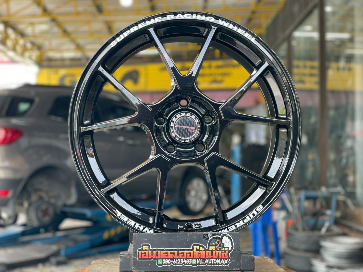 ล้อแม็กซ์ใหม่ขอบ18" #HOF_RACINGWHEELS #TC005 SP-TC05S 18x8.5J ET35 5x114.3 สีดำเงา