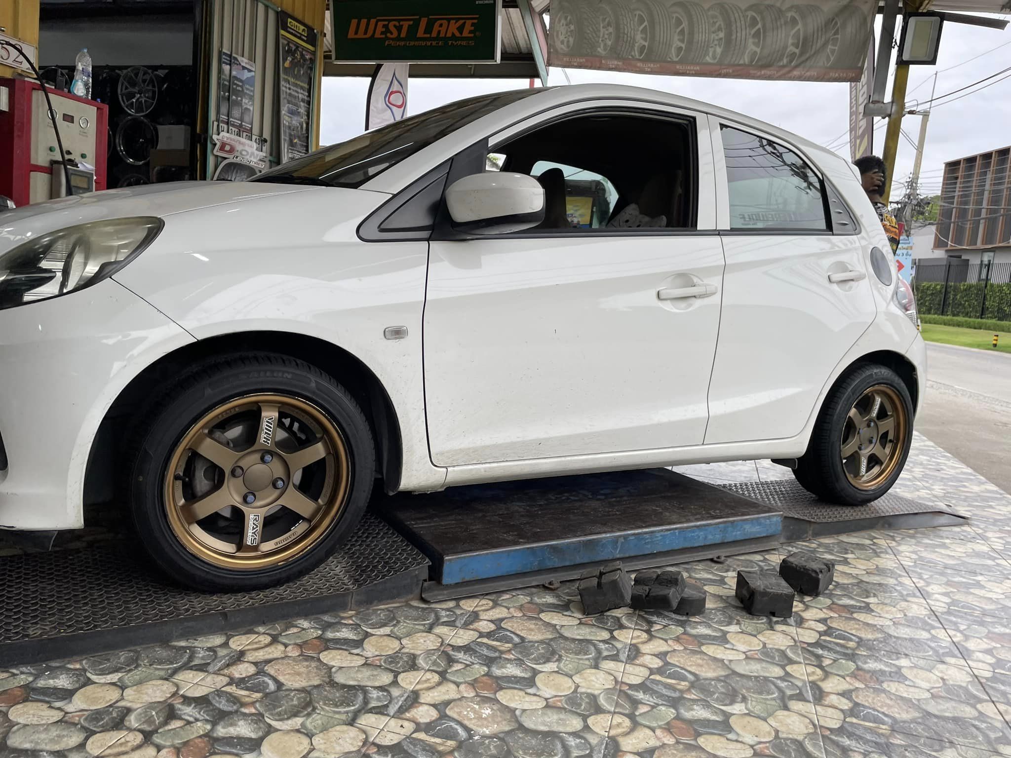 #HONDA_BRIO❤️ #SAILUN_SH406_195/50R15