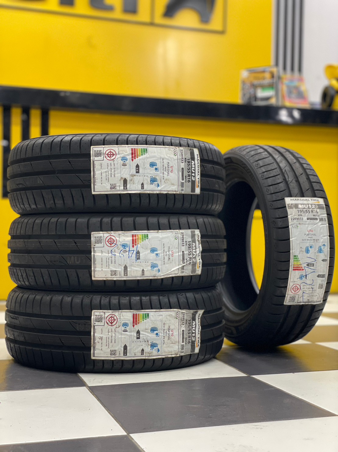 MARSHAL MU12 195/55R16 ยางใหม่ปี2022