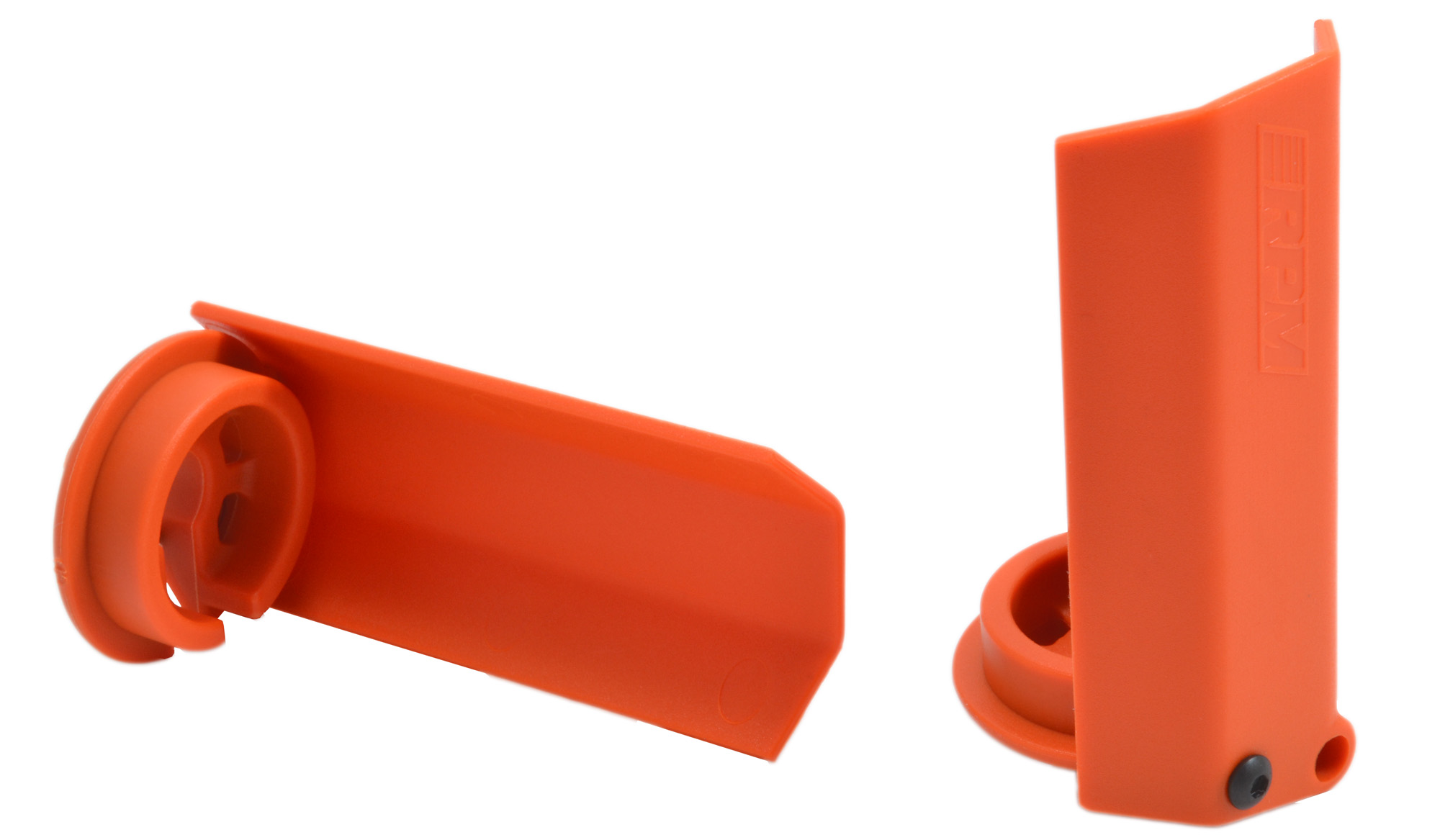 RPM-80438 Shock Shaft Guards for the Traxxas X-Maxx - Orange