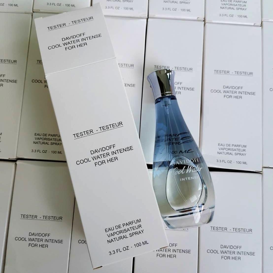 Davidoff Cool Water Intense EDP For Women 100ml กล่องเทส