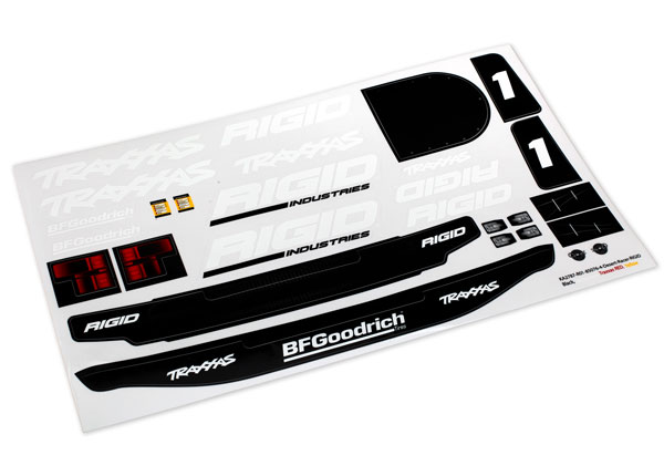 8516 Decals, Unlimited Desert Racer®, Rigid Edition