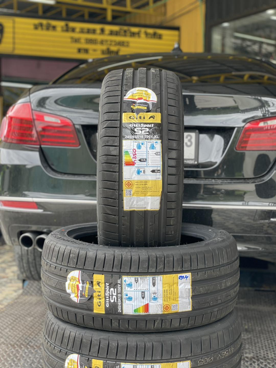 BMW_M5 F10❤️ 🛞#ยางจีที #ยางสปอร์ตสมรรถนะการขับขี่สูง 🛞 🛞#Giti_SportS2 245|45R18🛞