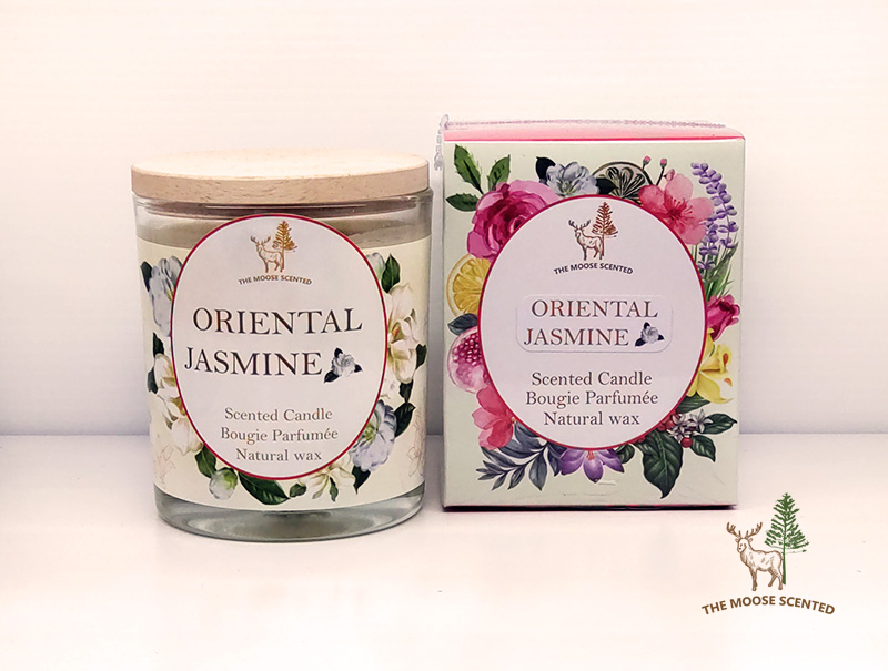 Oriental Jasmine เทียนหอมกลิ่นมะลิสดที่อ่อนโยนและบริสุทธิ์ดั่งหิมะ
