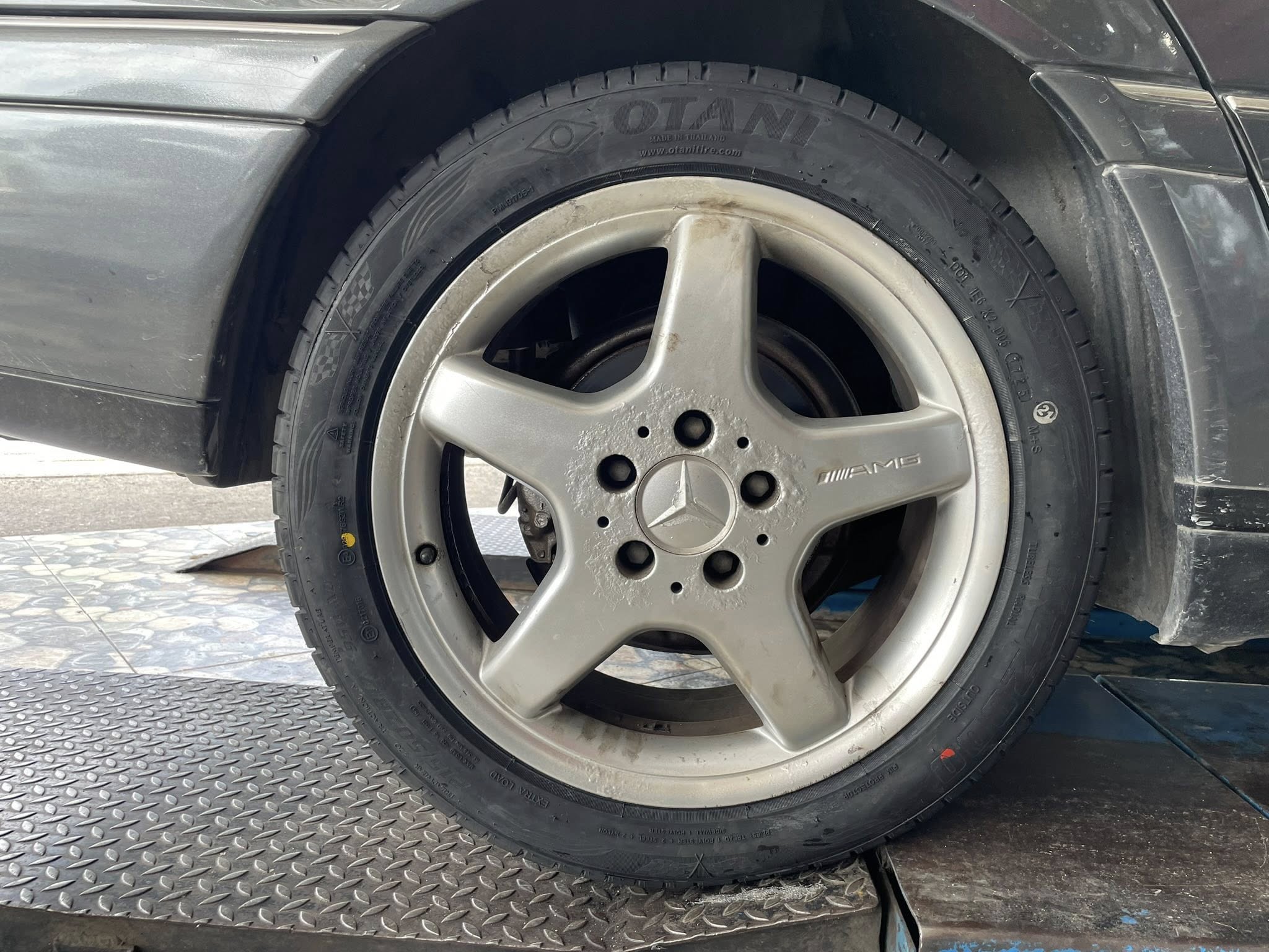 BENZ_C220 เปลี่ยนยาง 🛞🐘#OTANI_KC2000_215/50R17