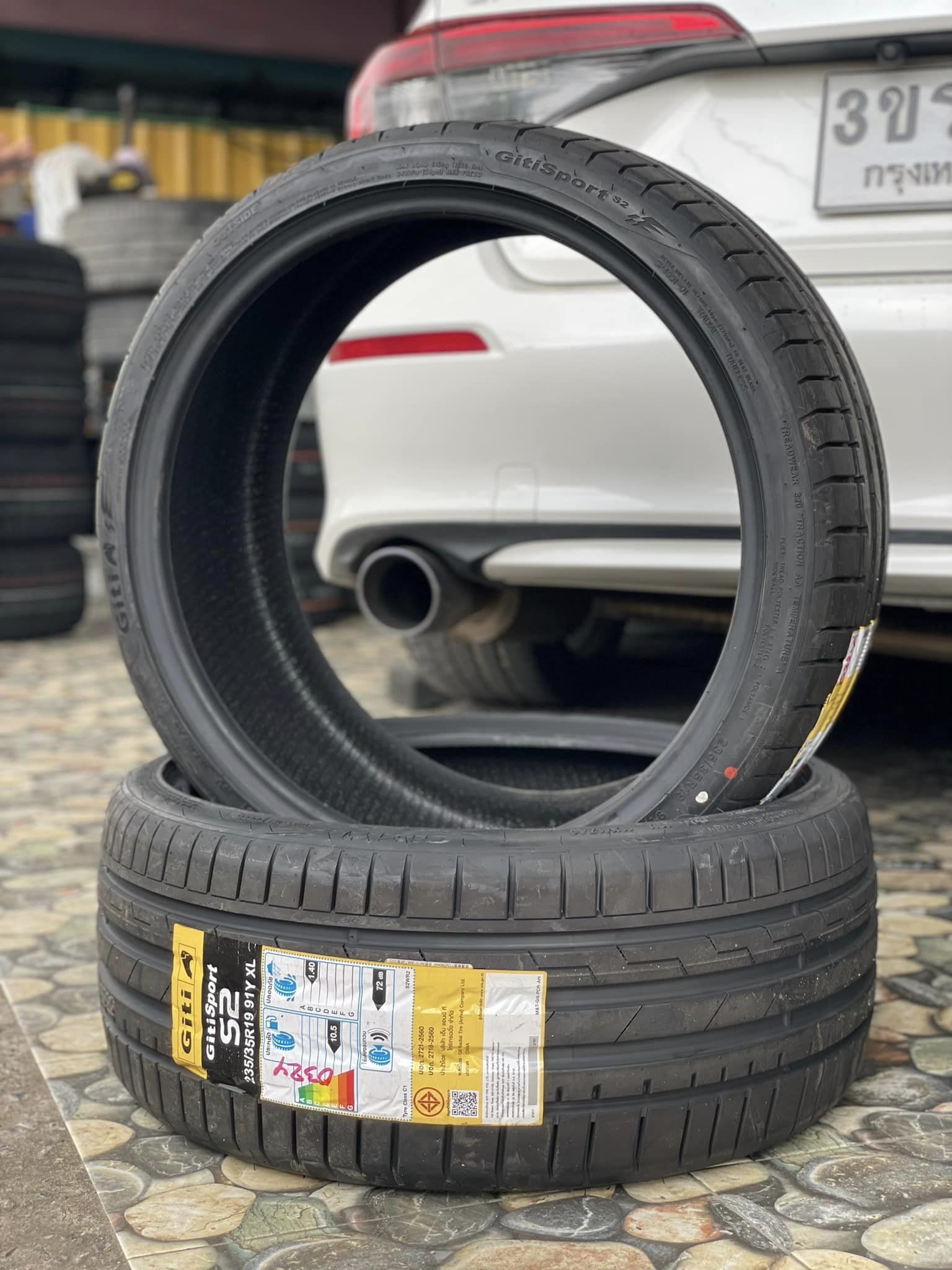 🚗#HONDA_CIVIC เปลี่ยนยาง 🛞#ยางจีที #ยางสปอร์ตสมรรถนะการขับขี่สูง 🛞 🛞#Giti_SportS2 235/35R19🛞