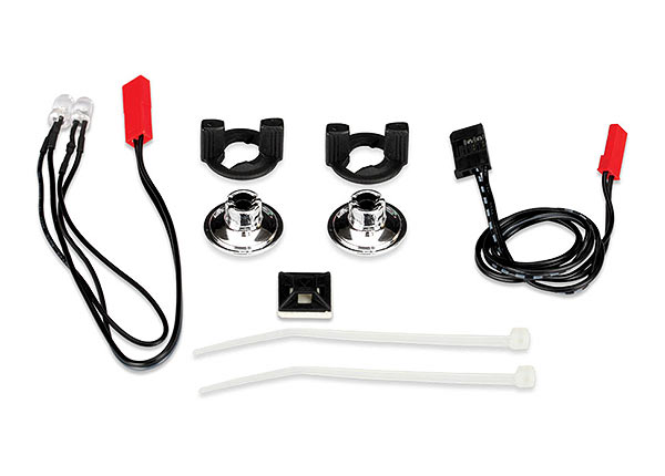 3686 LED Lights/ harness (2 red lights)/LED housing (2) /housing retainer (2)/wire clip (1)/wire ties (3)