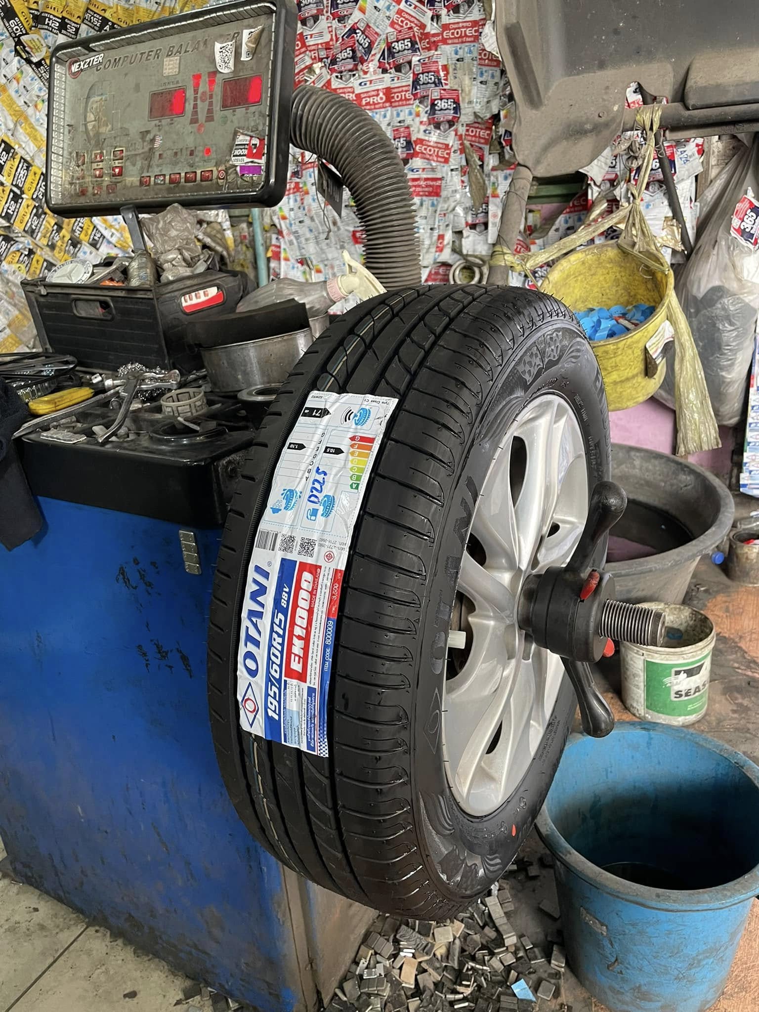 🚘 #TOYOTA_SIENTA🛞เปลี่ยนยาง #OTANI #EK1000 195/60R15