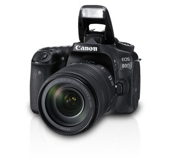กล้อง DSLR Canon EOS 80D Kit II (EF-S18-135 IS USM)+CS100