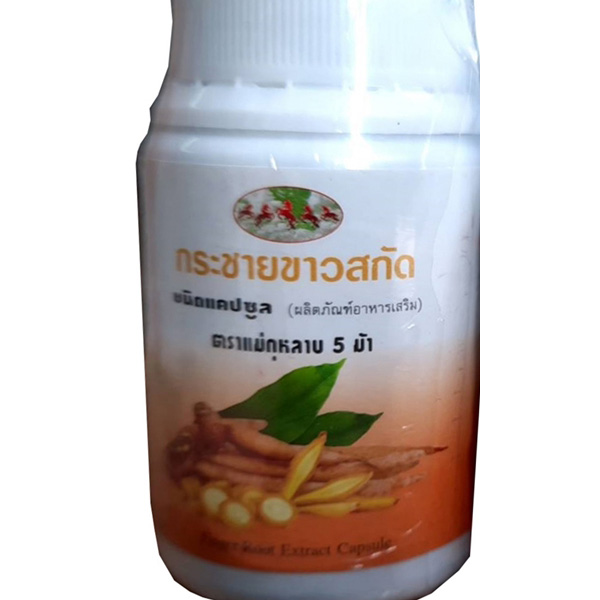 กระชายขาวสกัด Finger Root Extract กระชายสกัด 100แคปซูล มี สารสกัดกระชาย 240มก.