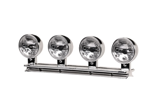 9263 Light bar, chrome (housing & lens only) (fits #9262 or 9262X roll bar)