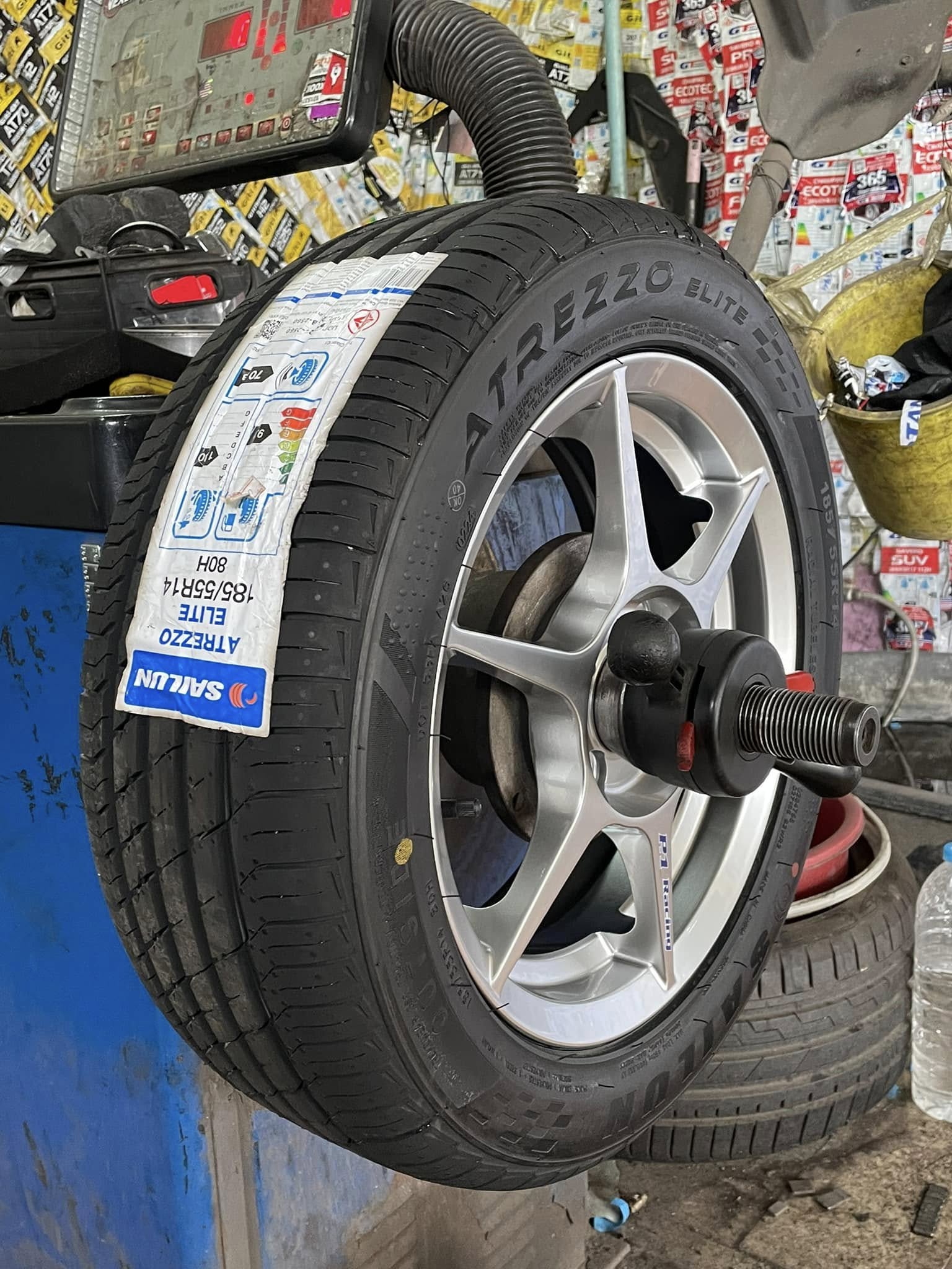 #DAIHATSU_HIJET CARGO🛠 #SAILUN_STREZZO_ELITE 185/55R14 #ล้อSSW204 #P1 14X5.5 ET38 4X100 HP