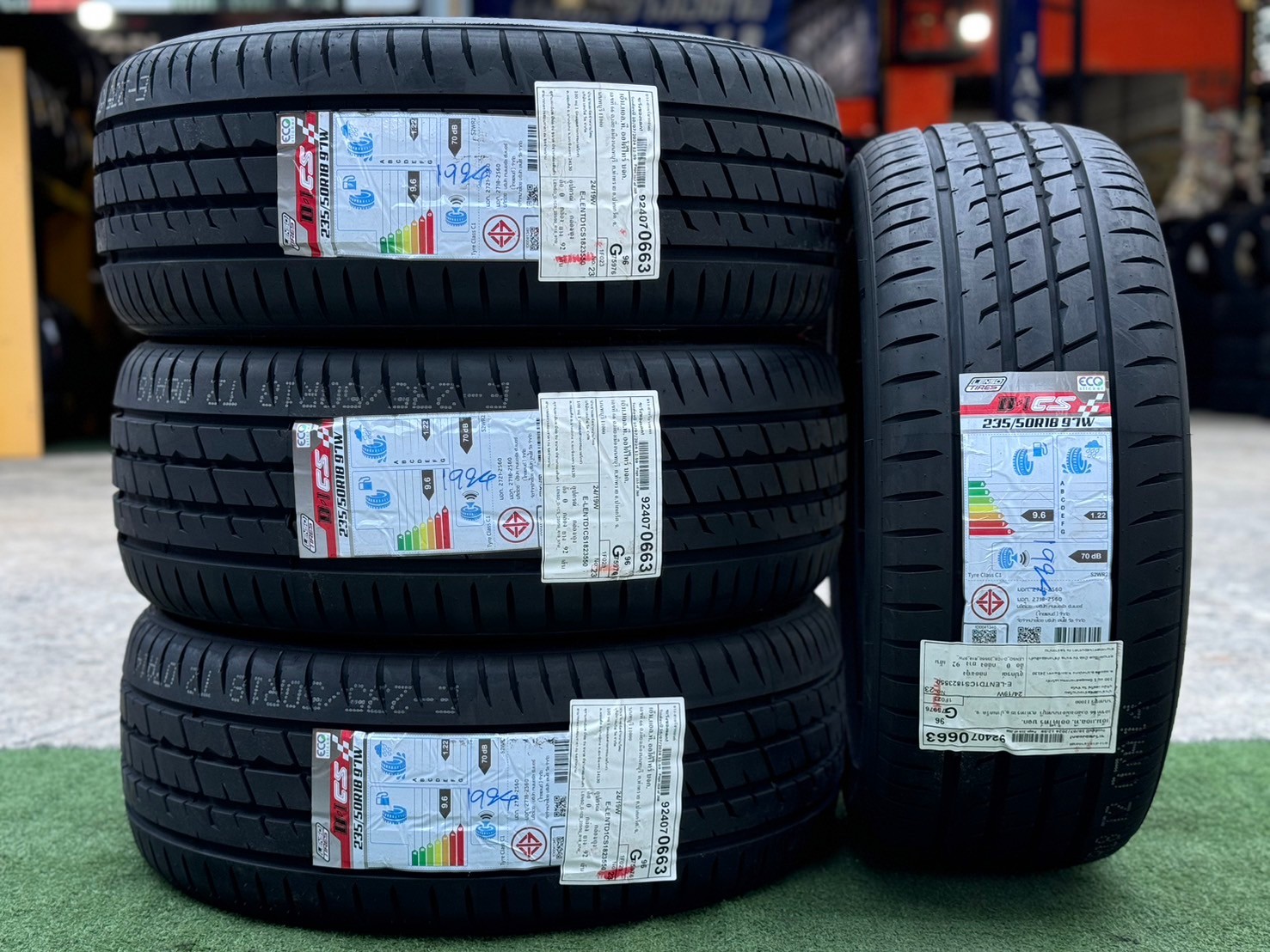 ยางรถยนต์ Lenso D-1CS 235/50R18 ยางใหม่ปี2024