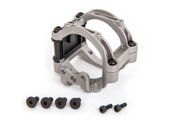 9589 Motor mount, aluminum (upper and lower)/ motor mount spacer/ hardware