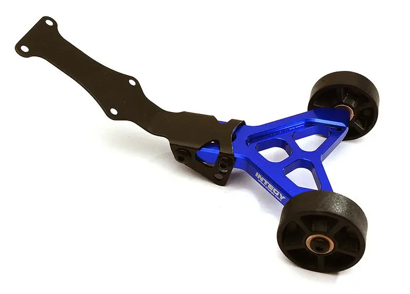 INT-C28679BLUE Billet Machined Wheelie Bar for Traxxas 1/16 E-Revo, Summit & Slash VXL