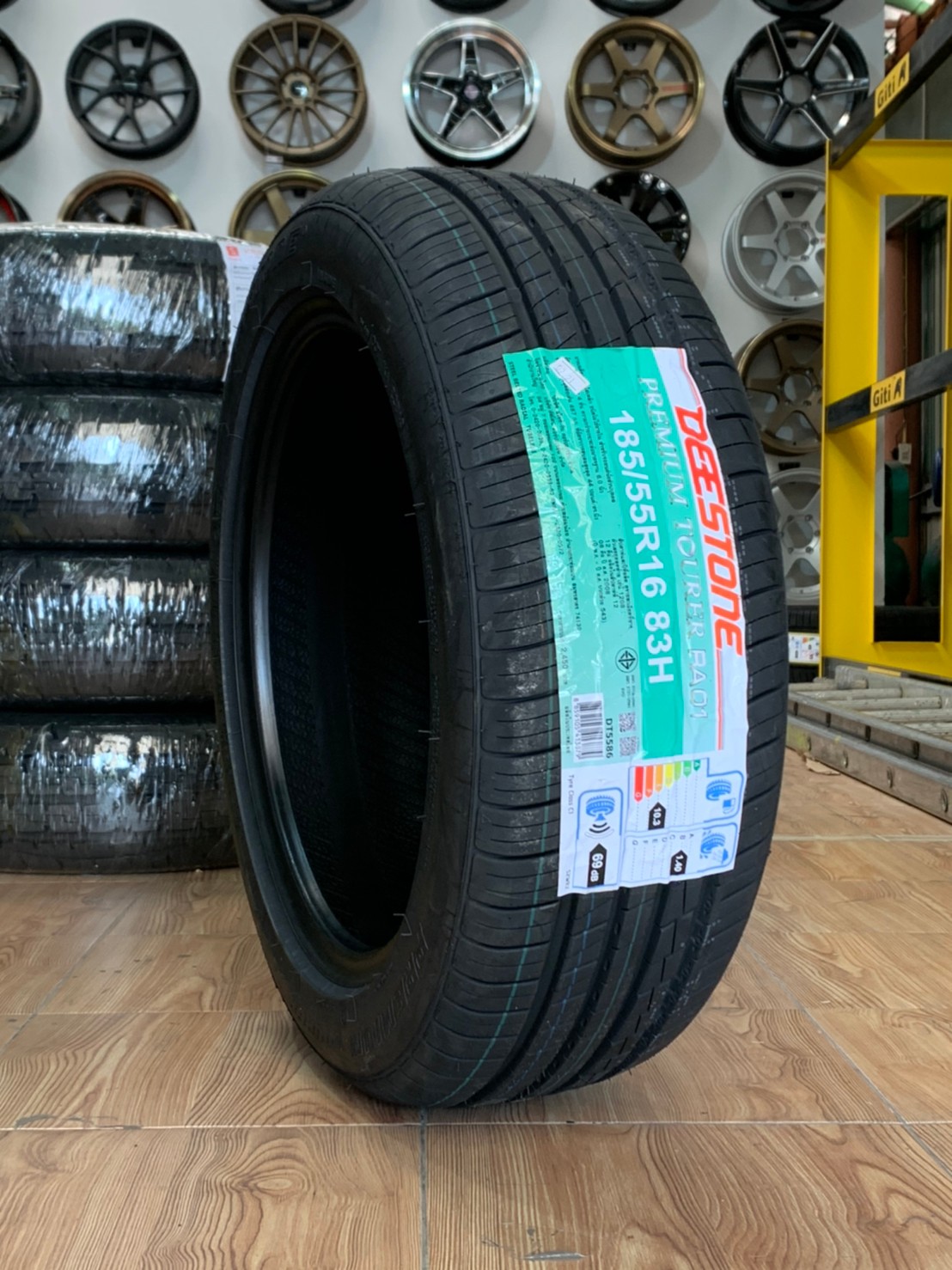 185/55R16 Deestone premium tourer ra01ยางใหม่ปี2021