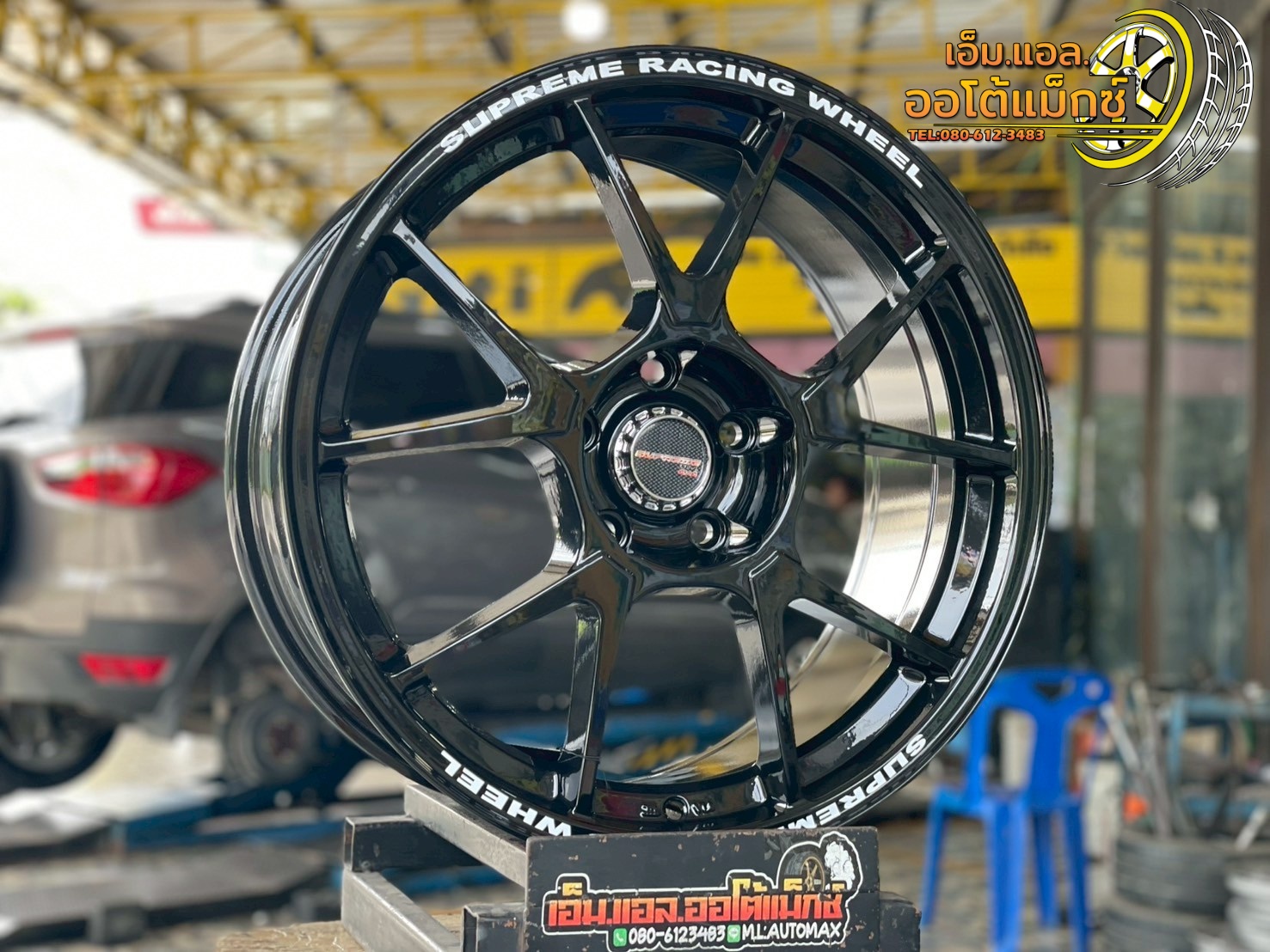 ล้อแม็กซ์ใหม่ขอบ18" #HOF_RACINGWHEELS #TC005 SP-TC05S 18x8.5J ET35 5x114.3 สีดำเงา