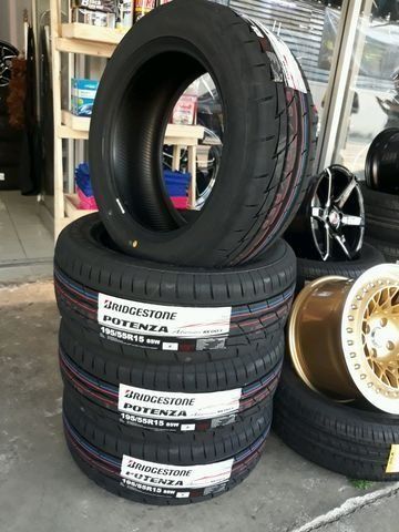 ยางใหม่ปี18 bridgestone potenza re003 195/55/R15