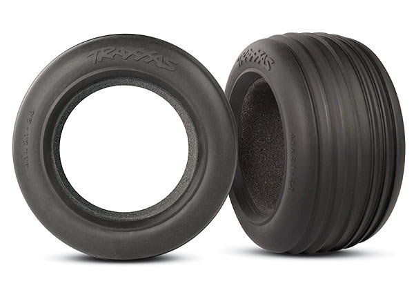 5563 Tires, ribbed 2.8" (2)/ foam inserts (2)