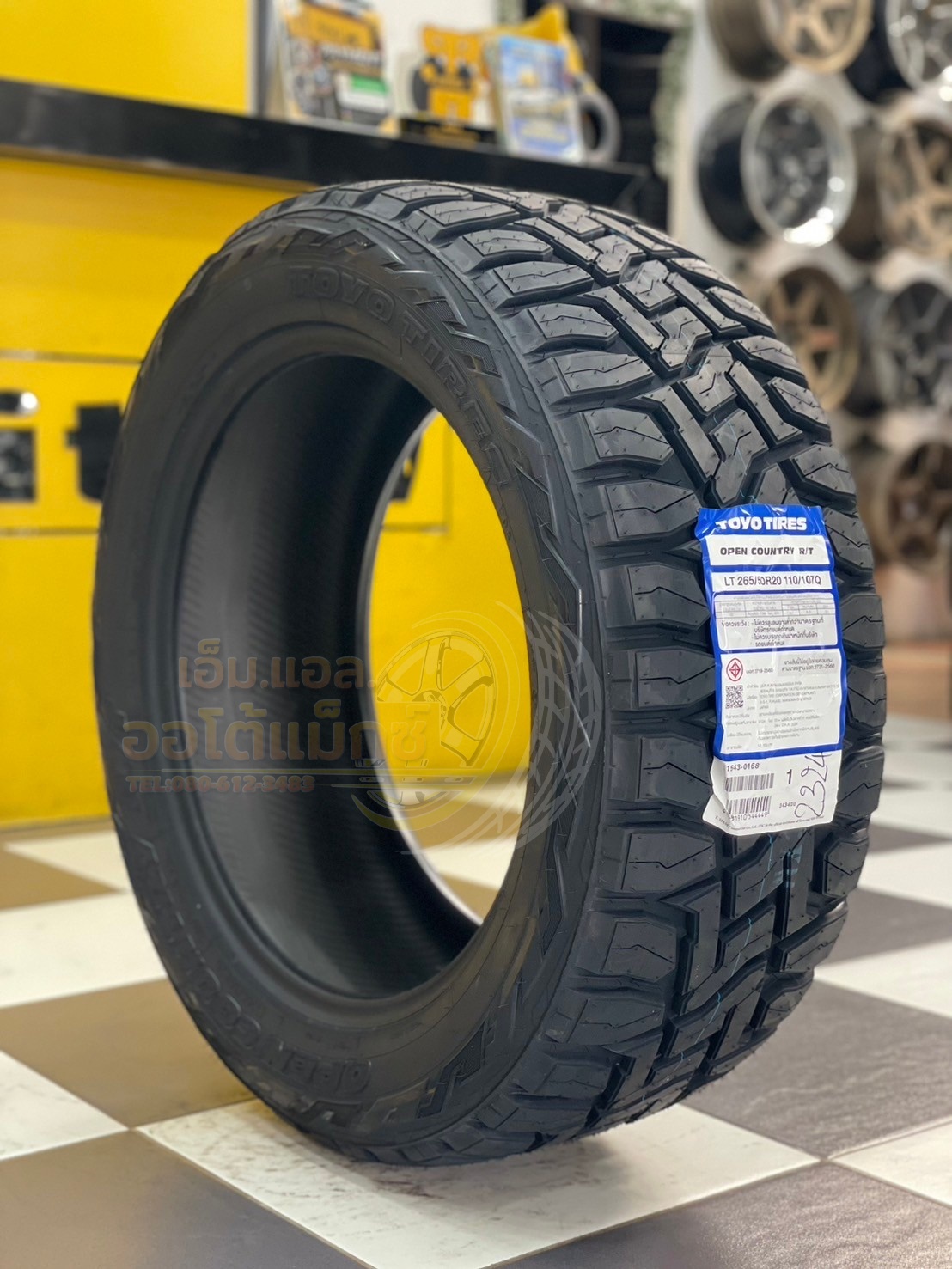 ยางใหม่ #TOYO Open Country R/T 265/50R20 ยางใหม่ปี2024 ยางตัวหนังสือสีขาว
