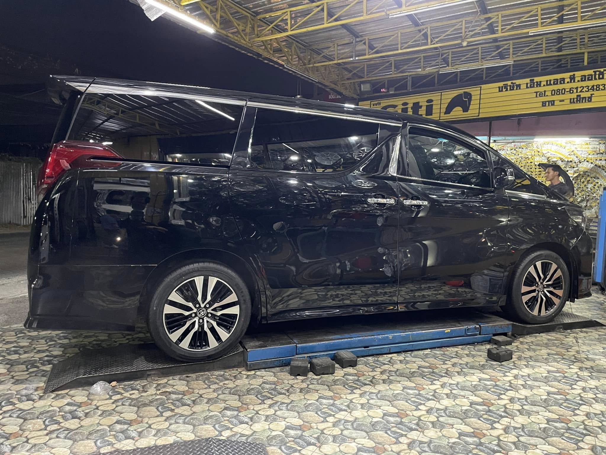 #TOYOTA_ALPHARD🛞 เปลี่ยนยาง #GITI_CONTROL P10 235/50R18