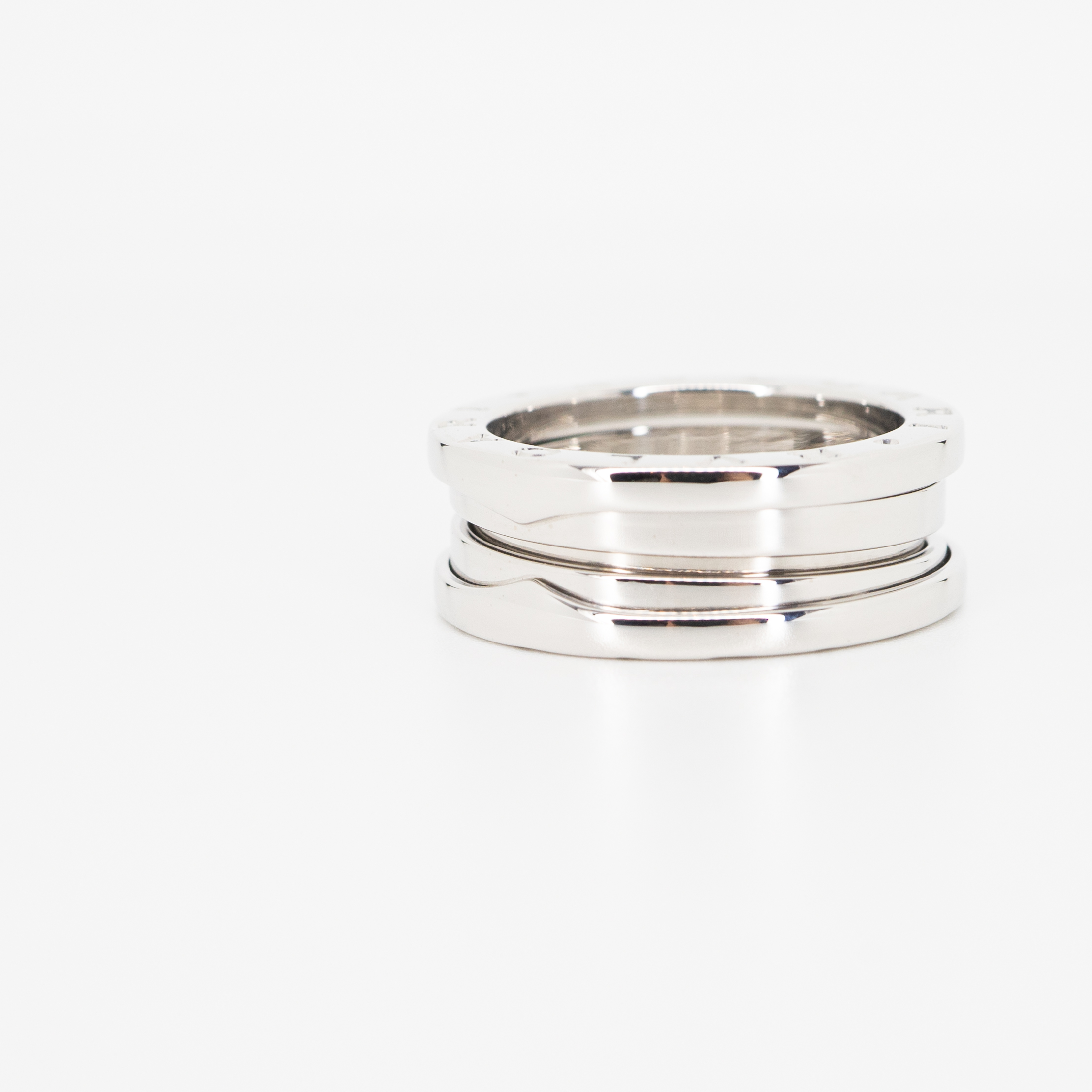 แหวน Bvlgari B.zero1 3band ทองขาว18K ไซส์ 53# (Used)