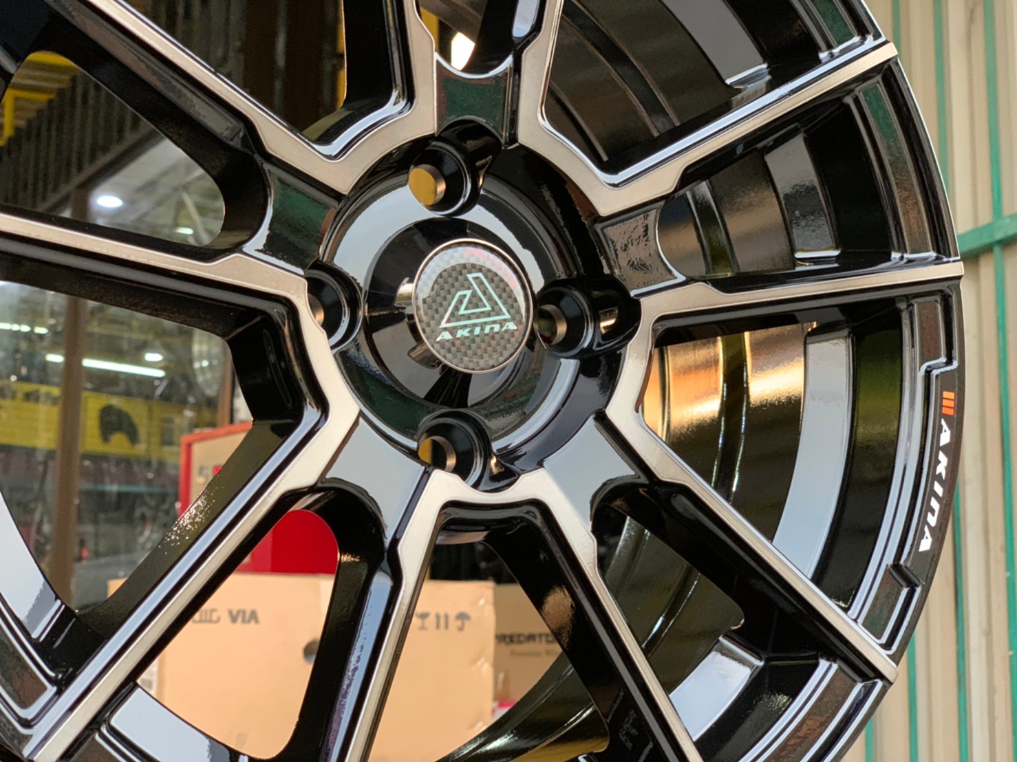 SSW #Model 363 ขอบ15 กว้าง7 4รู100 ออฟ38 สีดำกันหน้าก้านกลึงขอบเงาสีชา