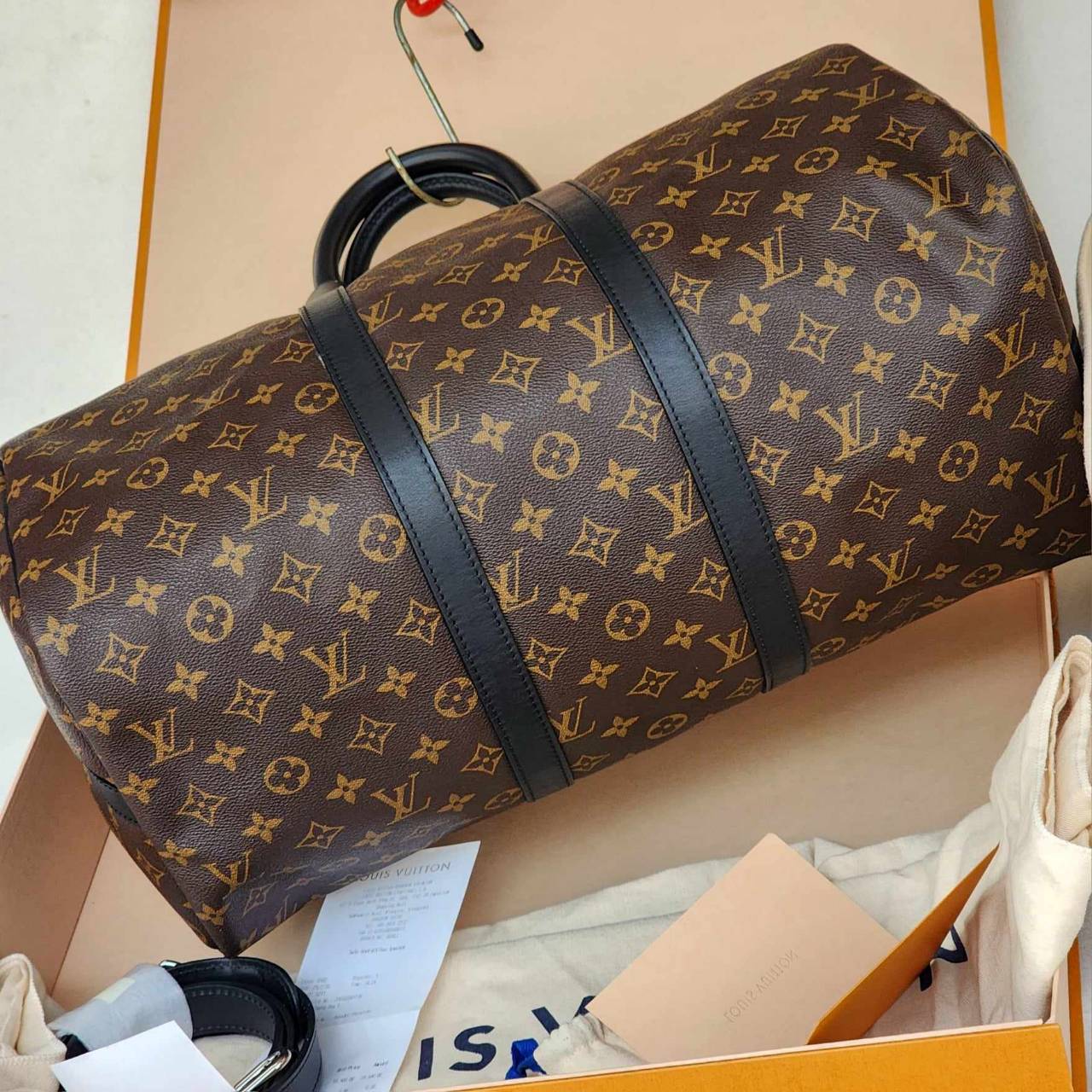 กระเป๋าเดินทางlouis vuitton Keepall 45 มือสอง ของแท้