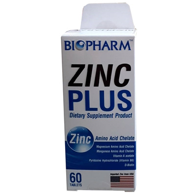 ZINC PLUS ซิงค์พลัส สารอาหารเพื่อสุขภาพผม ผิว เล็บ