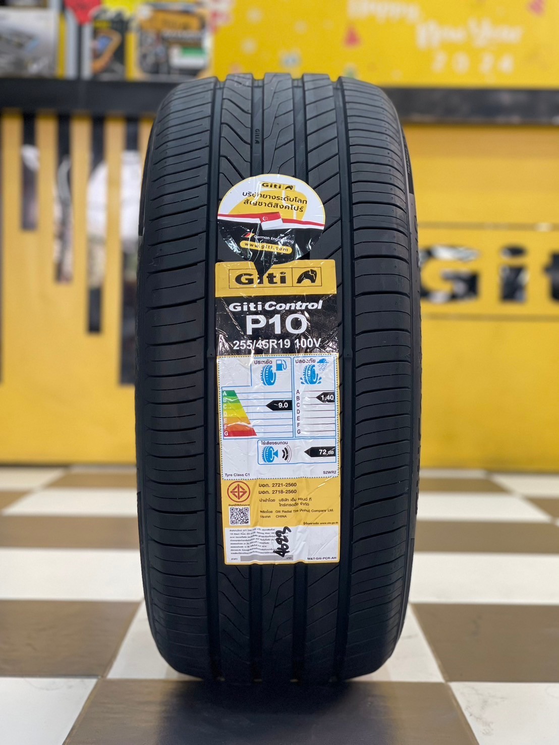ยางใหม่ GITI Control P10 255/45R19 ยางใหม่ปี2023