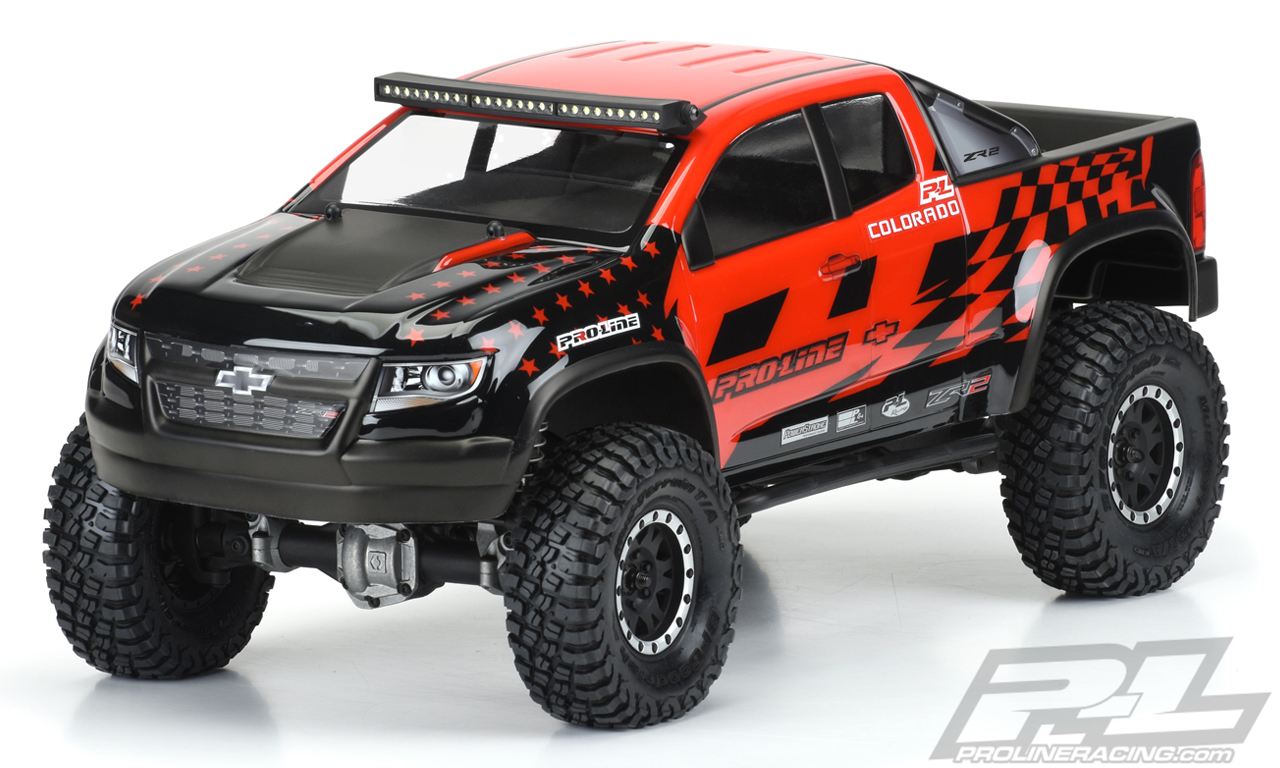 PRO-3517-00 Chevy® Colorado™ ZR2 Clear Body for 12.3” (313mm) Wheelbase Scale Crawlers