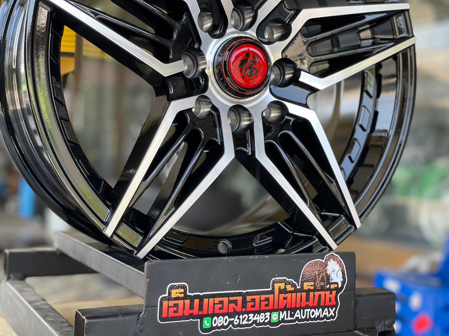 ล้อแม็กซ์ใหม่ขอบ15 MGW ขอบ15 Model MF-1249 15 กว้าง6.5 ออฟ35 4x100 4x114.3 สวยหรู